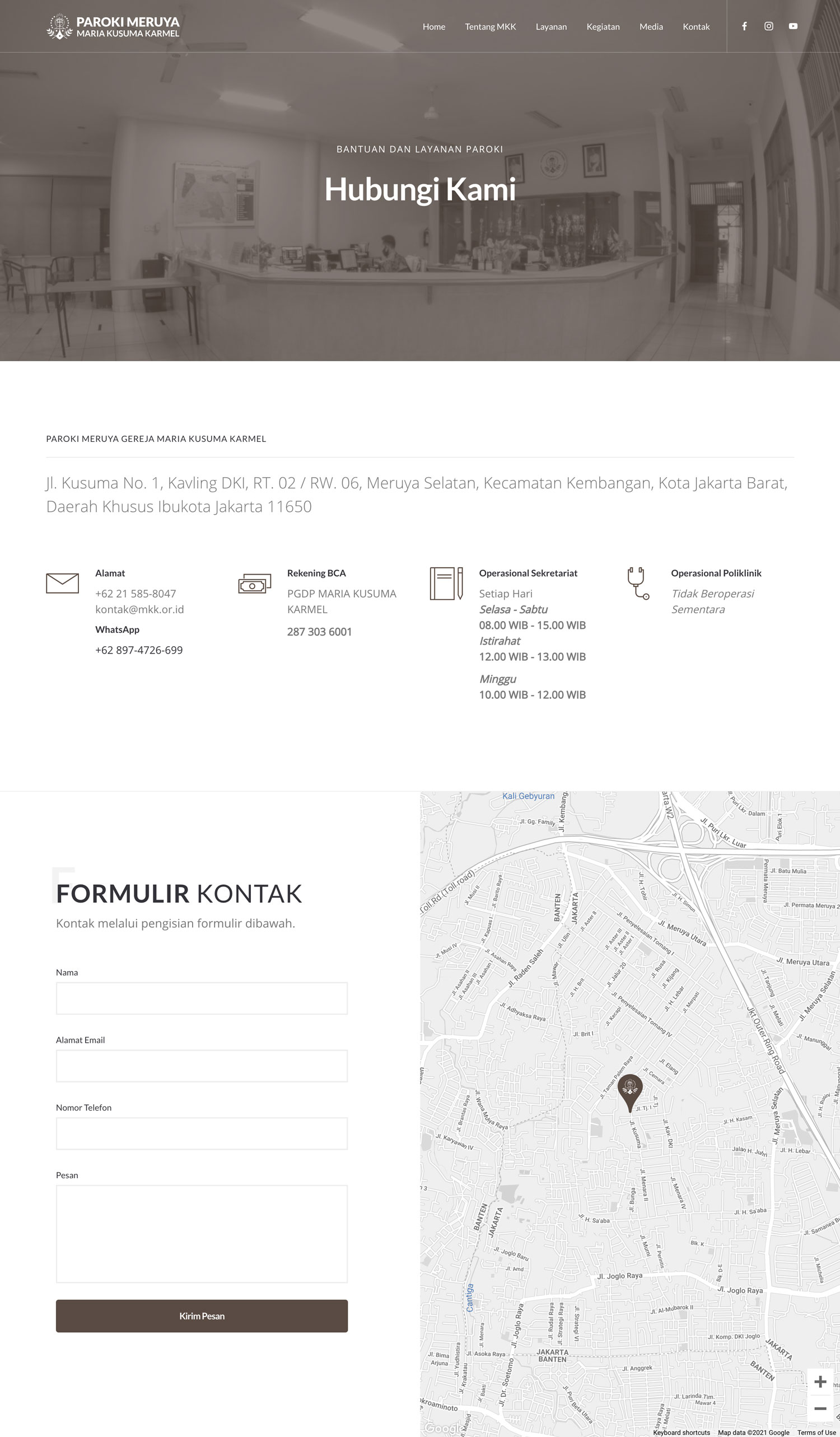 Contact Page Preview