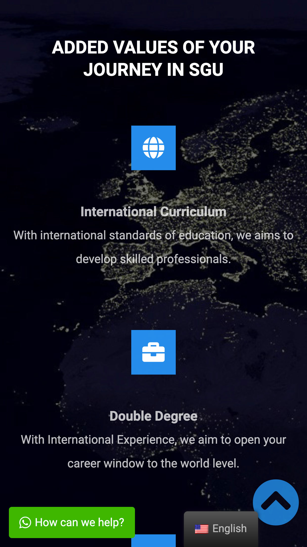 Values Page Mobile Preview